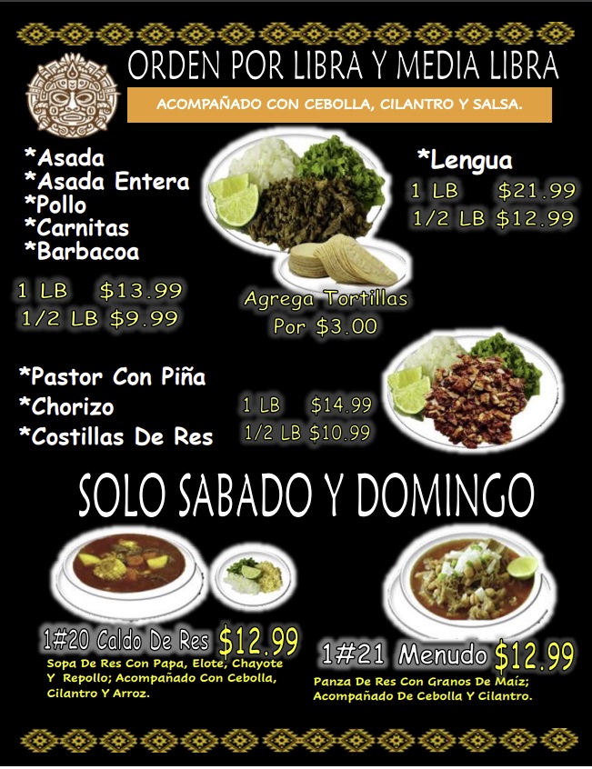 LA FIESTA MEXICAN STORE Menu - Image 4